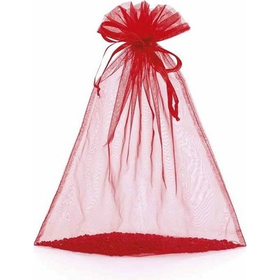 Darčekový sáčok Organza – červený 30 × 40 cm
