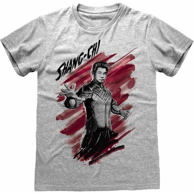 Shang Chi Ink Pose Heather Grey M Риза (SHC02148TSCMM)