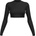 Speedo Къса блуза Speedo Women's Long Sleeve Cropped Top - Grey