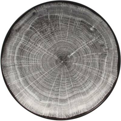 RAK Porcelain Woodart talíř hluboký 26 cm šedá RAK-WDBUBC26BG