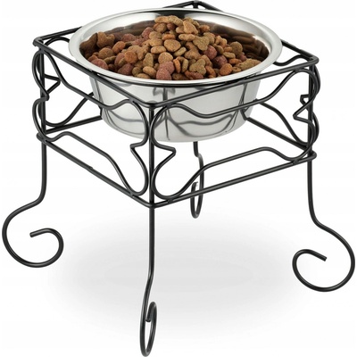 Relaxdays Stojan na kovovú misku 1 l