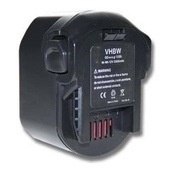 VHBW Батерия за AEG B1214G / B1215R / B1220R, 12 V, 3.3 Ah (800104522)