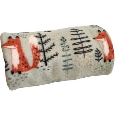 MyHouse deka fleece FOX lišky na šedé 150x200