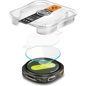 Spigen Samsung Watch 8 eSIM 44mm SPIGEN EZ FIT защитно стъкло за екран 2бр. 2.5D, 9H, TRANSFER AGL09876 (AGL09876)