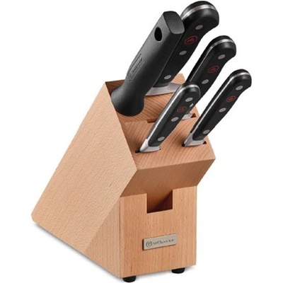 Wusthof Blok se 4 noži Classic a ocílkou – Sleviste.cz
