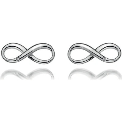 Hot Diamonds Strieborné náušnice Hot Diamonds Infinity DE390