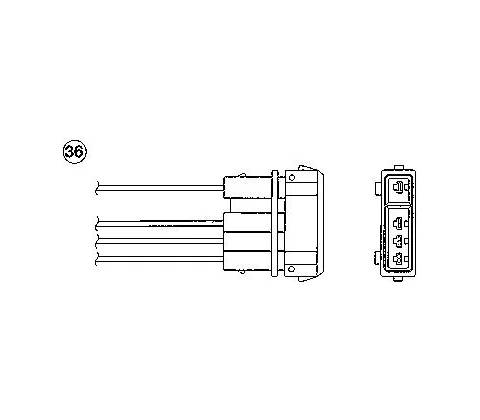 Lambda sonda NGK OZA527-E14
