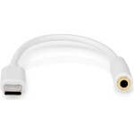 Nedis CCGB65950WT01 USB-C (USB C) щепсел - 3, 5 мм стерео жак, позлатен, 0, 10 м (CCGB65950WT01)