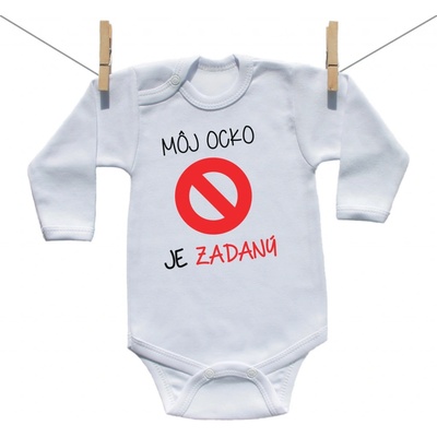 Boodyy Body s dlhým rukávom Môj ocko je zadaný