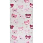 Vitaus Детски килим подходящ за пране розово и цвят слонова кост 160x230 cm Cute Teddies Pink - Vitaus (KRN-KID-2133-160x230)