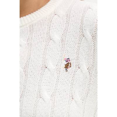 U. S. Polo Assn Памучен пуловер U. S. Polo Assn. CREW NECK CABLE (WUP0398)