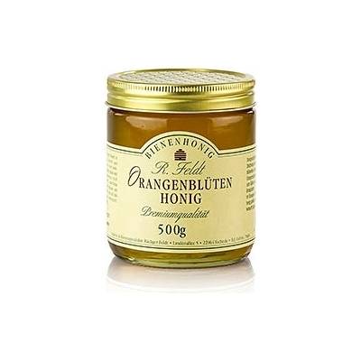 Rüdiger Feldt Imkerei + Bienenprodukte Med z pomerančových květů zlatě zbarvený tekutý 500 g