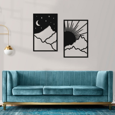 Decono Метална Декорация Ден и Нощ