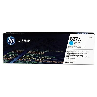 HP 827A originální tonerová kazeta azurová CF301A