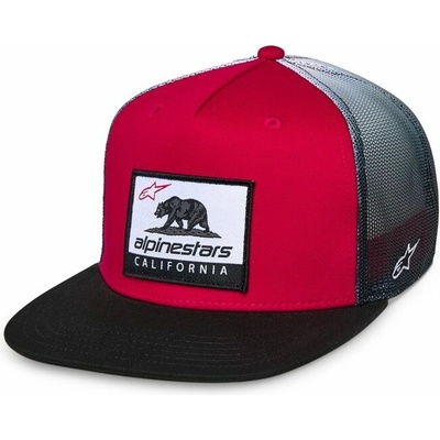 ALPINESTARS CALI GRADIENT TRUCKER červená/černá/bílá
