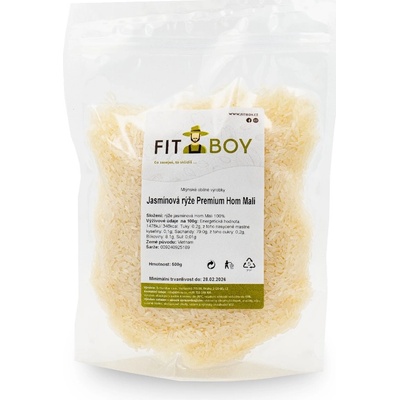 Fitboy Jasmínová rýže Premium Hom Mali 0,5 kg