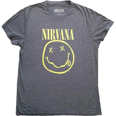 Nirvana Yellow Happy Face (Back Print) Brindle S Риза (NIRVTS07MBE01)