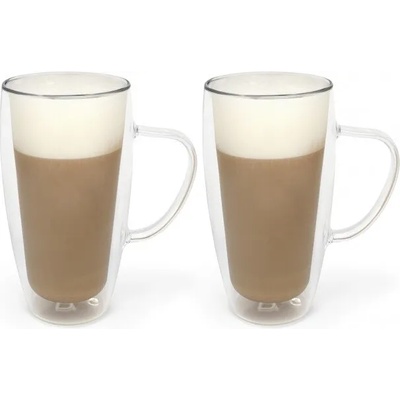 Bredemeijer group (Нидерландия) Сет от две двустенни стъклени чаши bredemeijer с дръжка - 400 мл (br 165015)