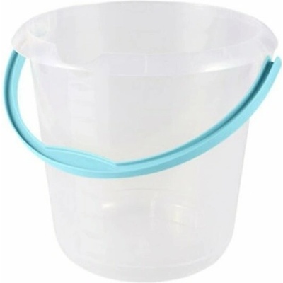 vědro 10l s výlev. transp. d30x28cm, plast