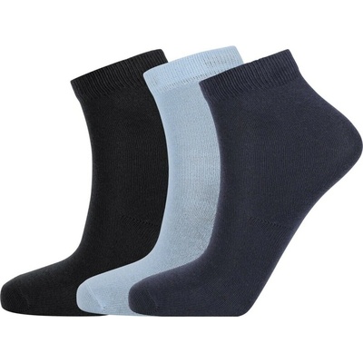 ZigZag Gubic 3-pack children's socks čierna modrá svetlomodrá