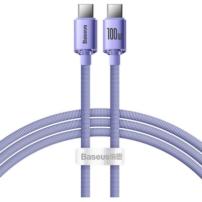 Baseus CAJY000605 Crystal Shine Series Dátový USB-C - USB-C 100W, 1,2m