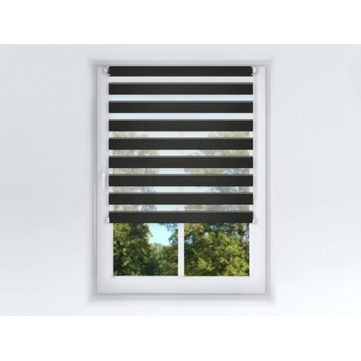 Fexi A 041 Roleta Den a noc Origin slim wenge 150 x 55 cm levá-bílá