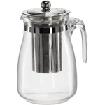 Chomik Топлоустойчива кана с метален капак и цедка за чай 900ml 68499 (LUT1557)