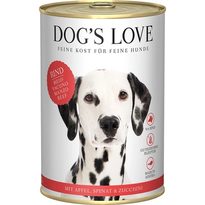 DOG’S LOVE 6x 400g Dog's Love Adult Beef мокра храна за кучета