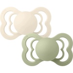BIBS Силиконови залъгалки Bibs - Supreme, Ivory-Sage, 0-6 м, 2 броя (160346) - ozone