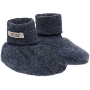 Huttelihut Детски мериносови чорапи Huttelihut Kid's Footies Wool Fleece 2-Layer Merino socks - Ombre Blue Melange - размер 62/68 (EU) (207-1026-0412)