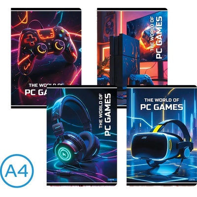 Lastva Sešit A4 linka Games