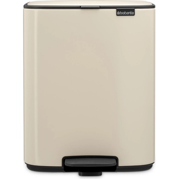 Brabantia Кошче за отпадъци с педал BO 12 л, фин бежов, стомана, Brabantia (BRAB238024)