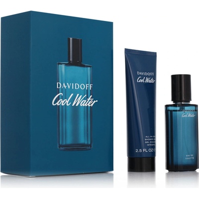 Davidoff Cool Water Man EDT 40 ml + sprchový gel 75 ml dárková sada
