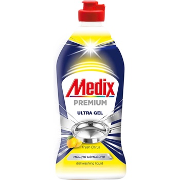 Medix Препарат за миене на съдове Premium, жълт, 415 ml