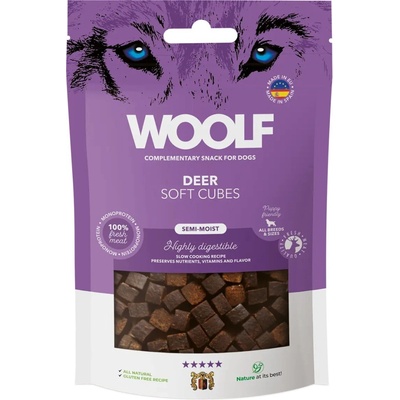 Woolf Soft Cubes Deer 100 g