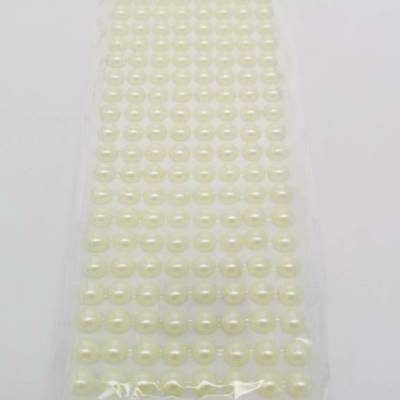 Nalepovací perla 10mm/176ks - krémové