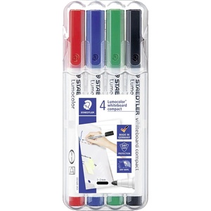STAEDTLER WB Маркер Lumocolor Compact ass (4) (341 WP4)