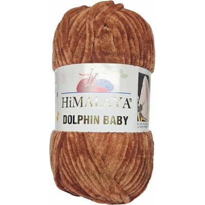 Příze Dolphin Baby 80378 hnědo-rezavá