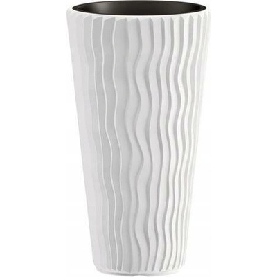 Prosperplast Květináč 35 x 35 x 62 cm plast bílý