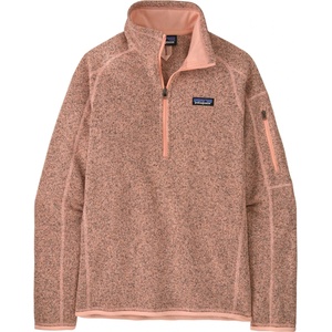 Patagonia Дамски поларен пуловер Patagonia Women's Better Sweater 1/4 Zip Fleece jumper - Peach Sherbet (105-5077-1313)