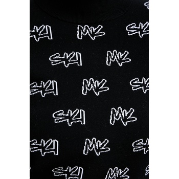 Michael Kors Пуловер MICHAEL Michael Kors в черно от лека материя с ниско поло MF561COK0M (MF561COK0M)