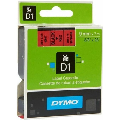 Dymo páska do štítkovača DYMO D1 40917 polyester Farba pásky: červená Farba písma:čierna 9 mm 7 m