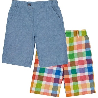 dětské oboustranné kraťasy Duhová kostka Frugi