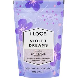 I Love Violet Dreams соли за вана за жени 500 гр
