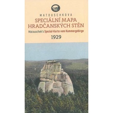 Matouschkova speciální mapa Hradčanských stěn 1929 - reprint