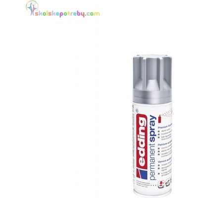 EDDING Akrylový sprej, 200ml, "5200", matná strieborná