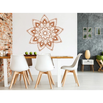 Nalepte.cz samolepka na zeď Magická mandala , rozměry 40 x 39 cm