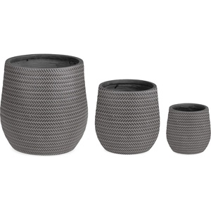 Bizzotto КАШПА tressage 3БР. /К-Т АНТРАЦИТ (0790667)
