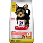 Hill's Science Plan Perfect Digestion Small&Mini Puppy с пилешко и кафяв ориз 6kg