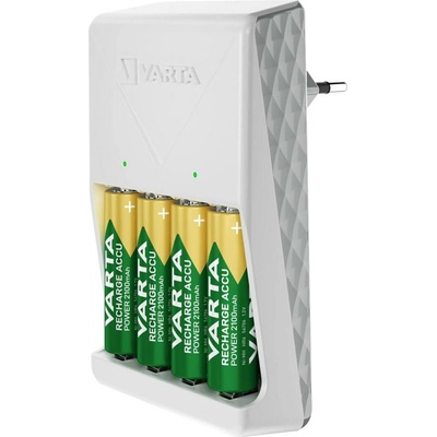VARTA PLUG CHARGER + 4x AA 2100 mAh 57657101451 – Hledejceny.cz
